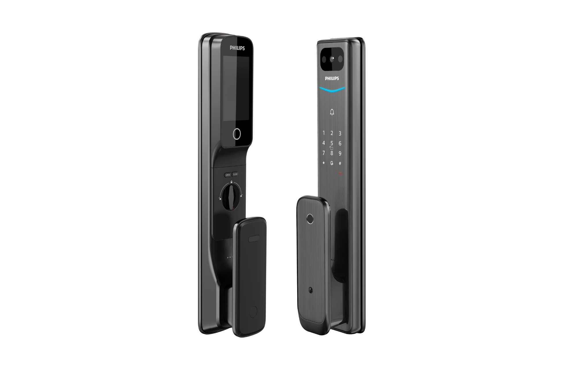 Khóa cửa Philips Alpha-VP-5HWS Thông Minh Vân Tay Bảo Mật Có Camera