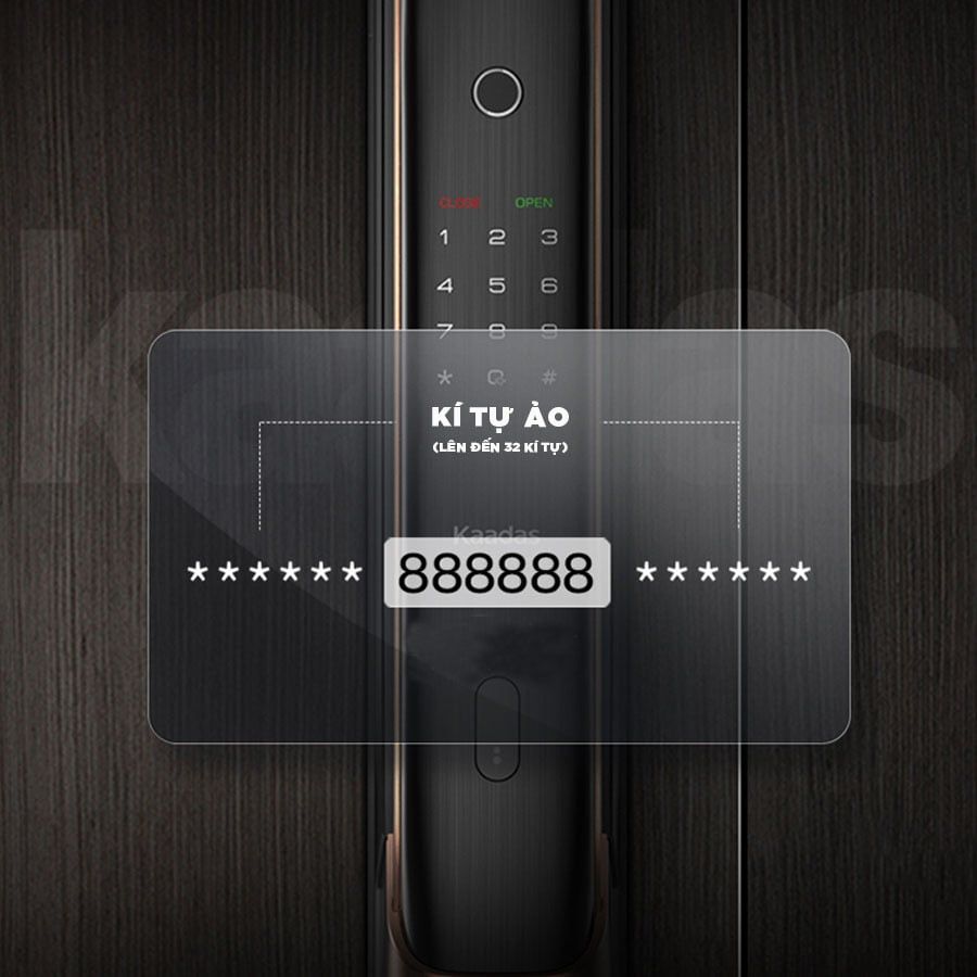 Khoá cửa Kaadas K20-F điện tử thông minh mở khoá gương mặt