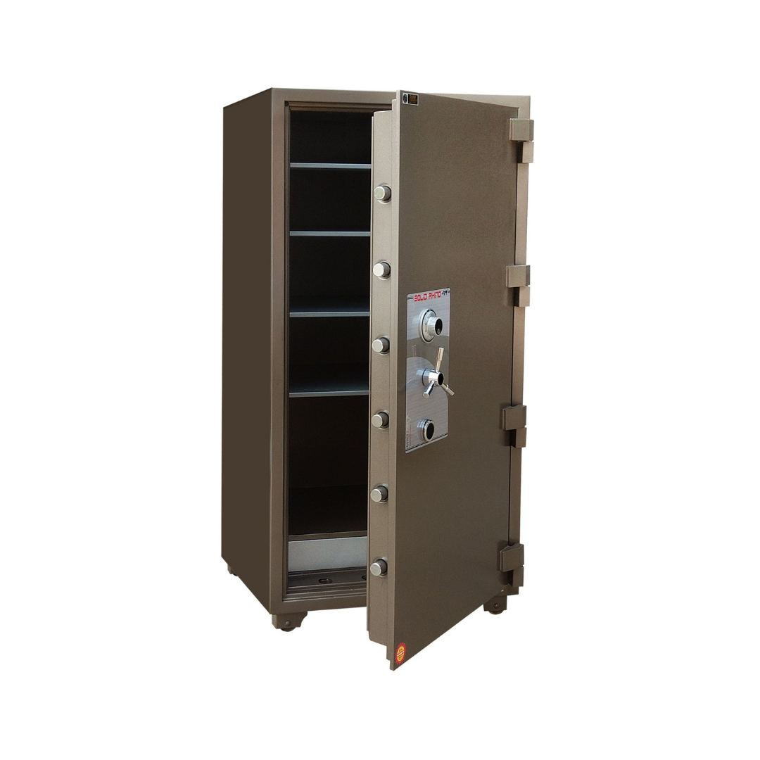Két Sắt Solid SR-146 Siêu Cường Hàn Quốc Cao 140cm Thép Dày Chống Khoan