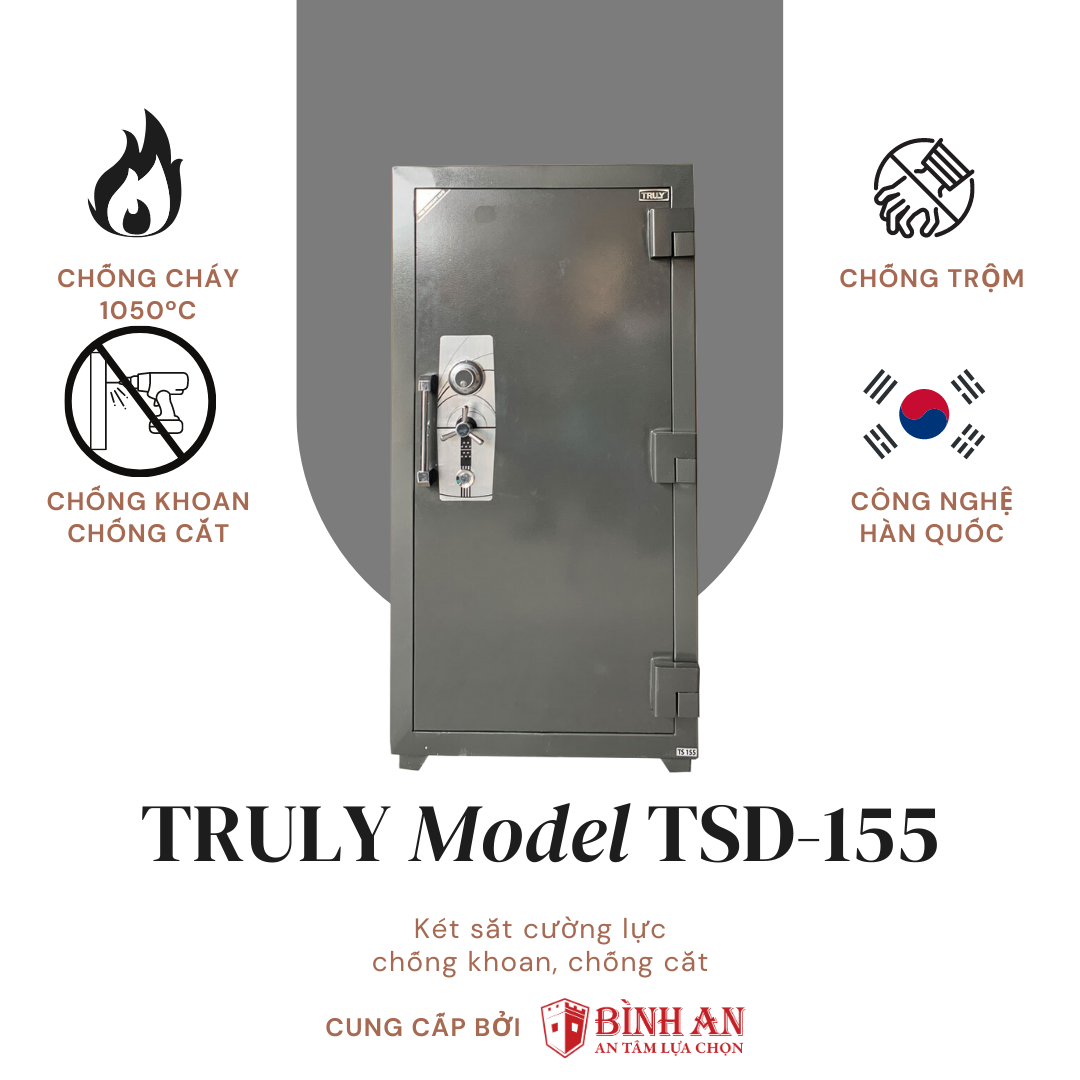 Két Sắt TRULY TSD-155 Siêu Cường Két Trong Két