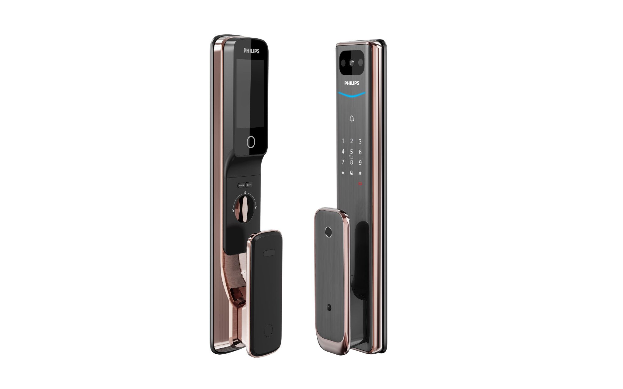 Khóa cửa Philips Alpha-VP-5HWS Thông Minh Vân Tay Bảo Mật Có Camera