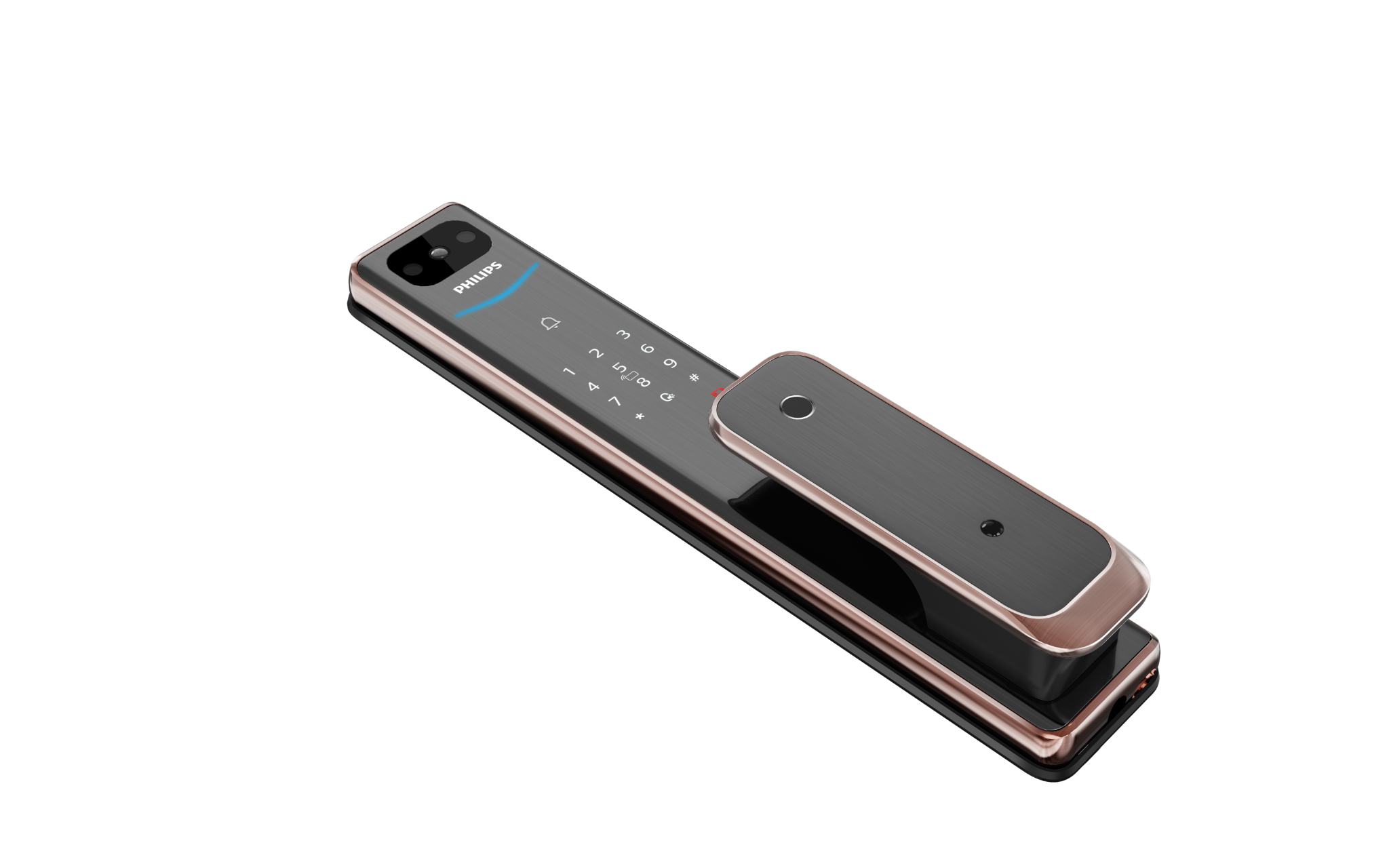 Khóa cửa Philips Alpha-VP-5HWS Thông Minh Vân Tay Bảo Mật Có Camera