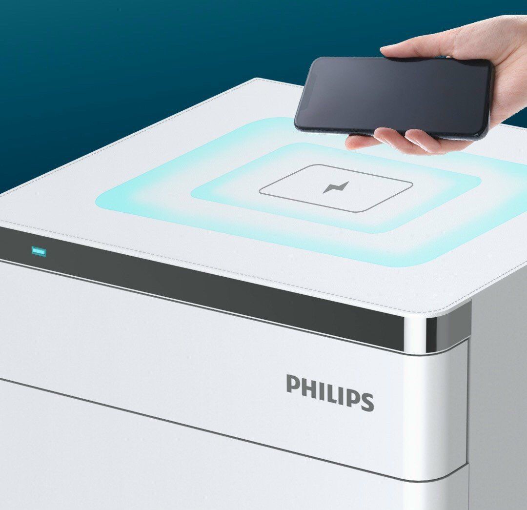 Két Sắt PHILIPS SBX301 Tích Hợp Sạc Không Dây