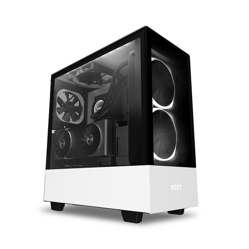 Vỏ Case NZXT H510 Elite (Mid Tower/Màu Trắng)