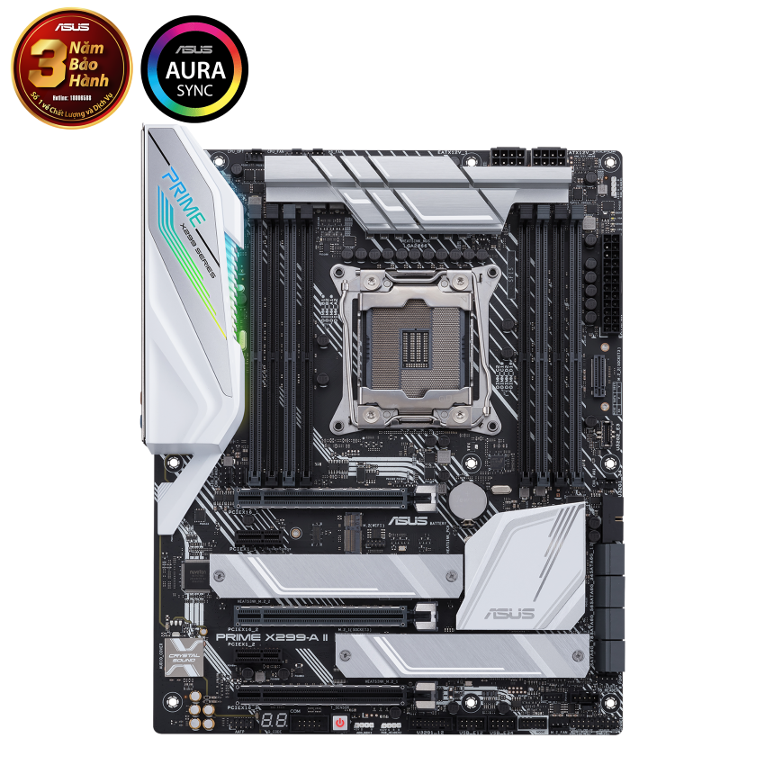 Mainboad ASUS PRIME X299 - A II (Intel X299, Socket 2066, ATX, 8 khe RAM DDR4)