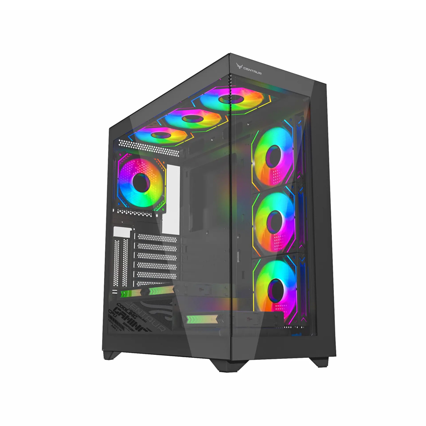 VỎ CASE CENTAUR NOVA BLACK 3 FAN (ATX/MID TOWER/MÀU ĐEN)