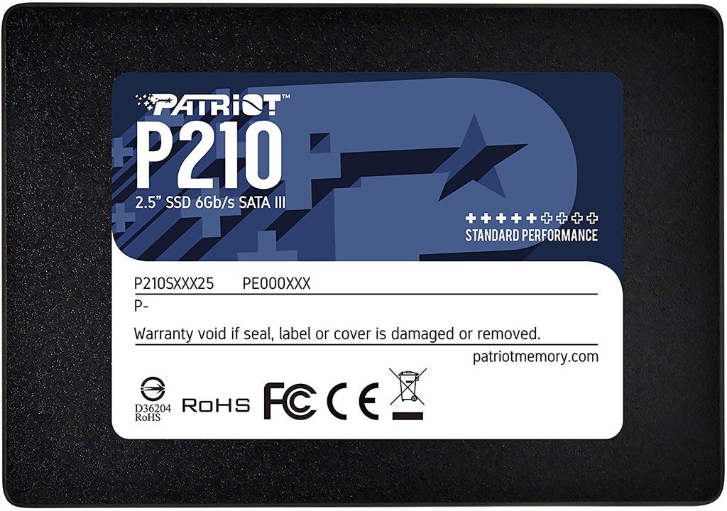Patriot P210 SATA 3 512GB SSD 2.5 Inch