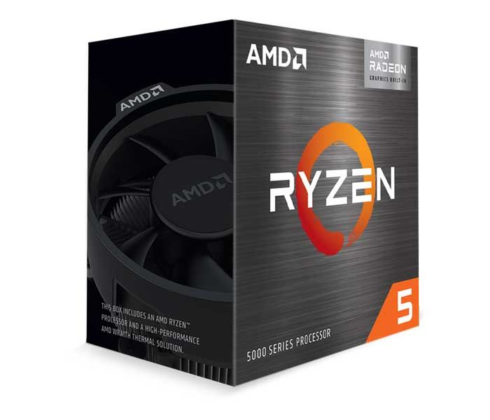 CPU AMD RYZEN 5 5600G (3.9GHz Up to 4.4GHz, AM4, 6 Cores 12 Threads)