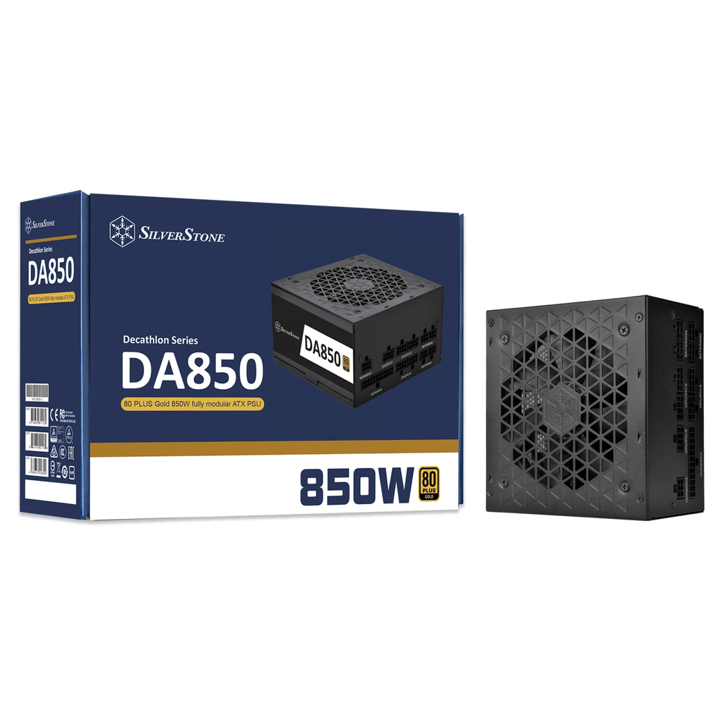 ( 850W ) Nguồn SilverStone DA850 - 80 Plus Gold - Full Modular