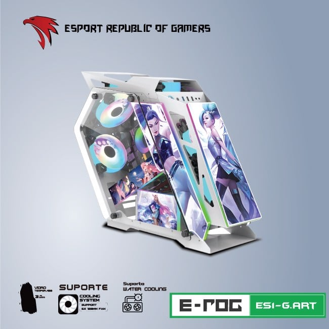 Thùng máy Case VSP Esport Republic Of Gamers ES1-G.ART -