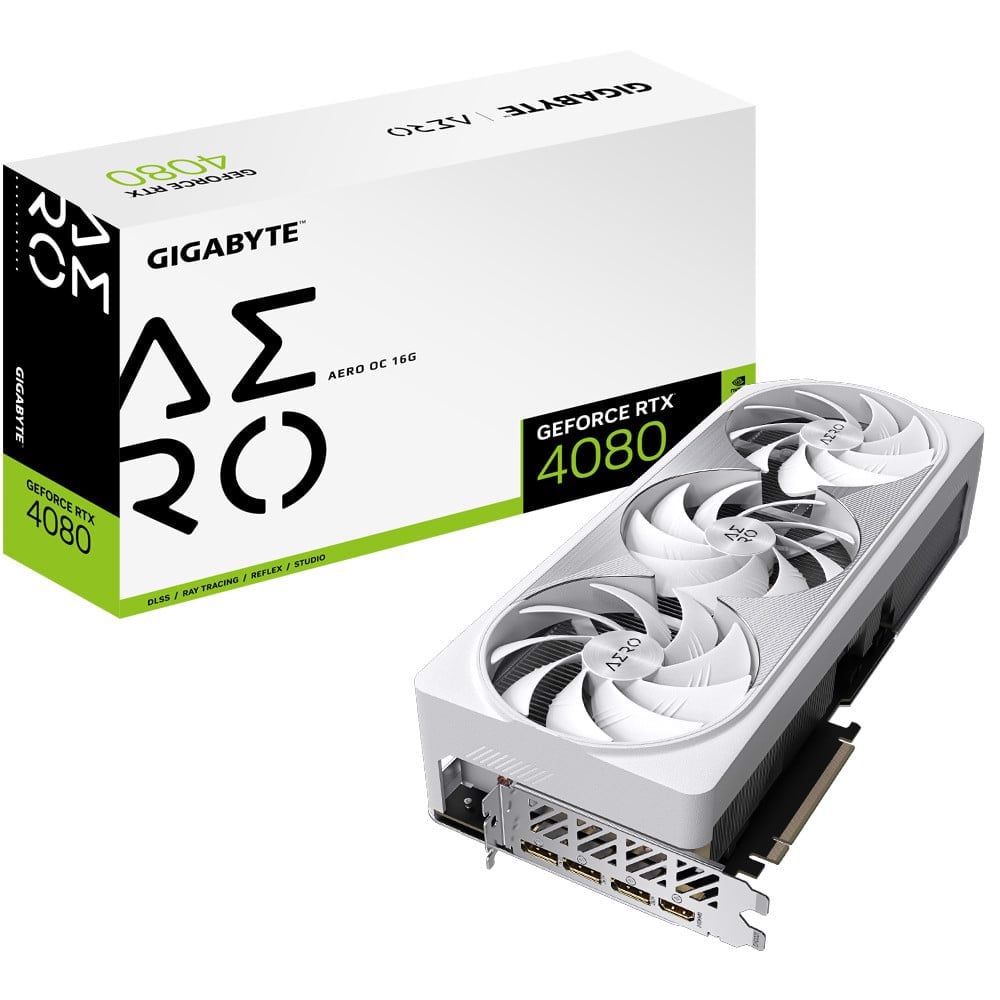 Card màn hình GIGABYTE GeForce RTX 4080 AERO OC 16GB (GV-N4080AERO OC-16GD)