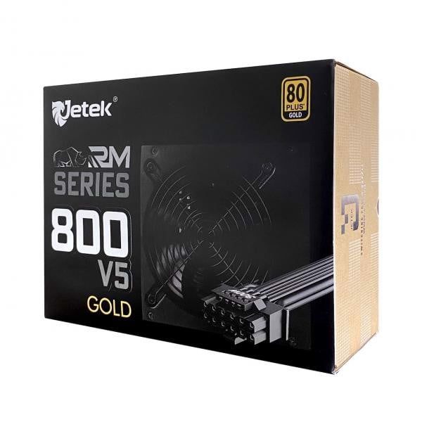 Nguồn Jetek RM800 V5 80 Plus Gold PCIE 5.0 800W