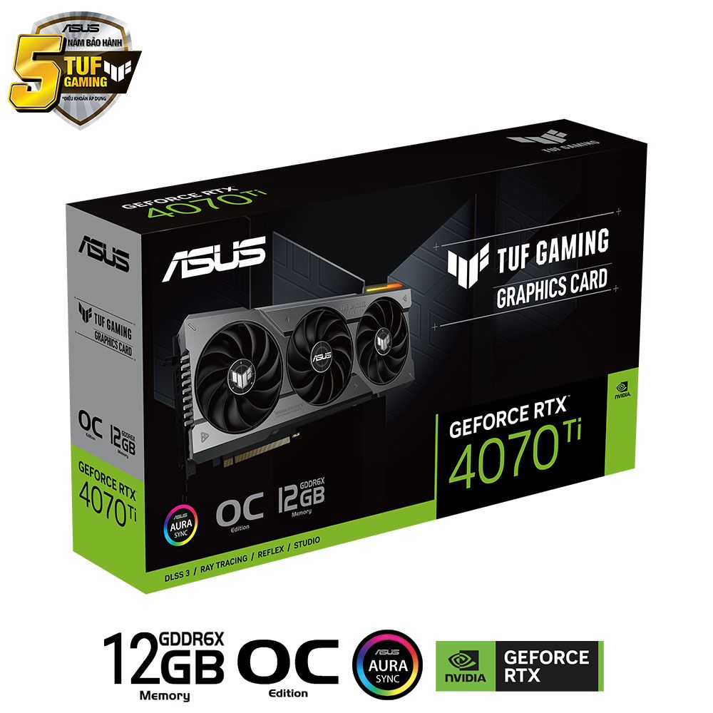 ASUS TUF Gaming GeForce RTX™ 4070 Ti 12GB GDDR6X