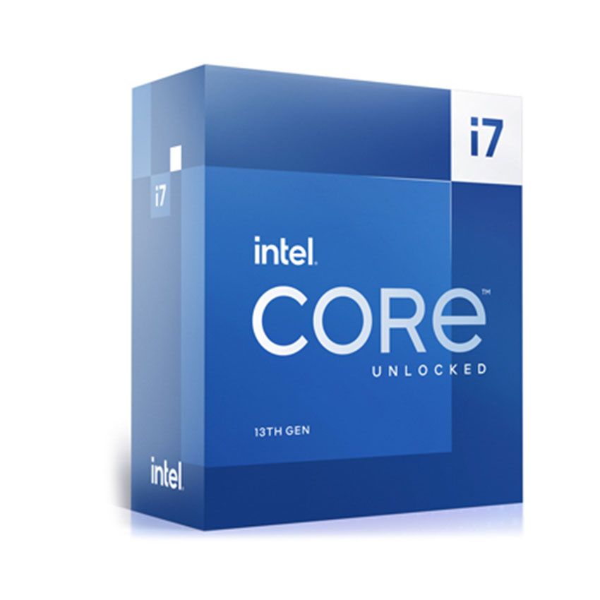 CPU Intel Core i7 13700KF (3.4GHz turbo up to 5.4Ghz, 16 nhân 24 luồng, 24MB Cache, 125W) - Socket Intel LGA 1700/Raptor Lake)