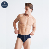  Quần Lót Nam Briefs Cotton Cạp 1.5 Luxsion Màu Xanh Than 