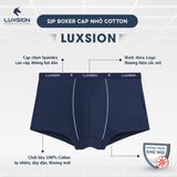  Quần Lót Nam Boxer Cotton Cạp 1.5 Luxsion Màu Xanh Than 