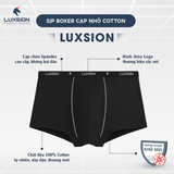  Quần Lót Nam Boxer Cotton Cạp 1.5 Luxsion Màu Đen 