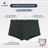  Quần Lót Nam Boxer Cotton Cạp 1.5 Luxsion Màu Xanh Tối 