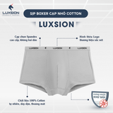  Quần Lót Nam Boxer Cotton Cạp 1.5 Luxsion Màu Ghi 