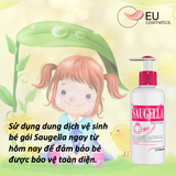 Dung dịch vệ sinh dành cho bé gái Saugella Đức - Chai 200ml (24)