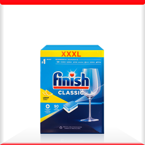 Viên rửa bát Finish Classic hương Chanh - Hộp 90 viên (4)