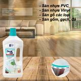 Nước lau sạch và làm bóng sàn gạch - nhựa cao cấp Denkmit nắp Xanh - Chai 1 lít (10)