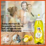 Nước rửa chén bát Denkmit hương Chanh - Chai 1 lít (6)