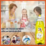 Nước rửa chén bát Denkmit hương Chanh - Chai 1 lít (6)