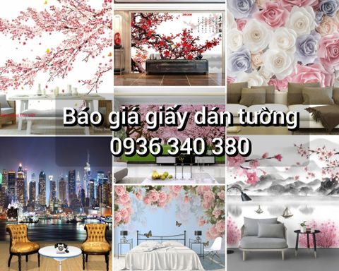 Báo giá giấy dán tường mới nhất