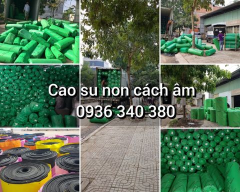 Cao su non cách âm chống rung