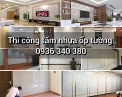 Báo giá thi công tấm nhựa ốp tường