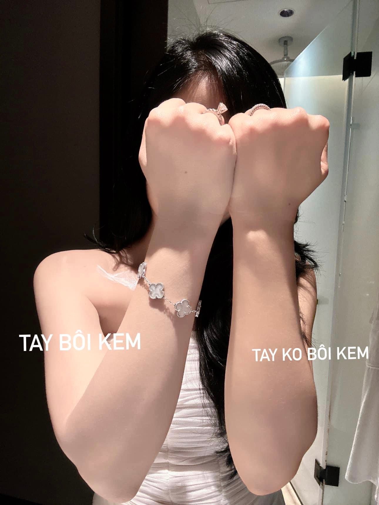  Kem body nâng tone hoa trà Weilaiya 