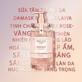  Sữa tắm trắng da cánh hoa hồng Damask Weilaiya Grand Rose Extracts Whitening Shower Gel 450ml 