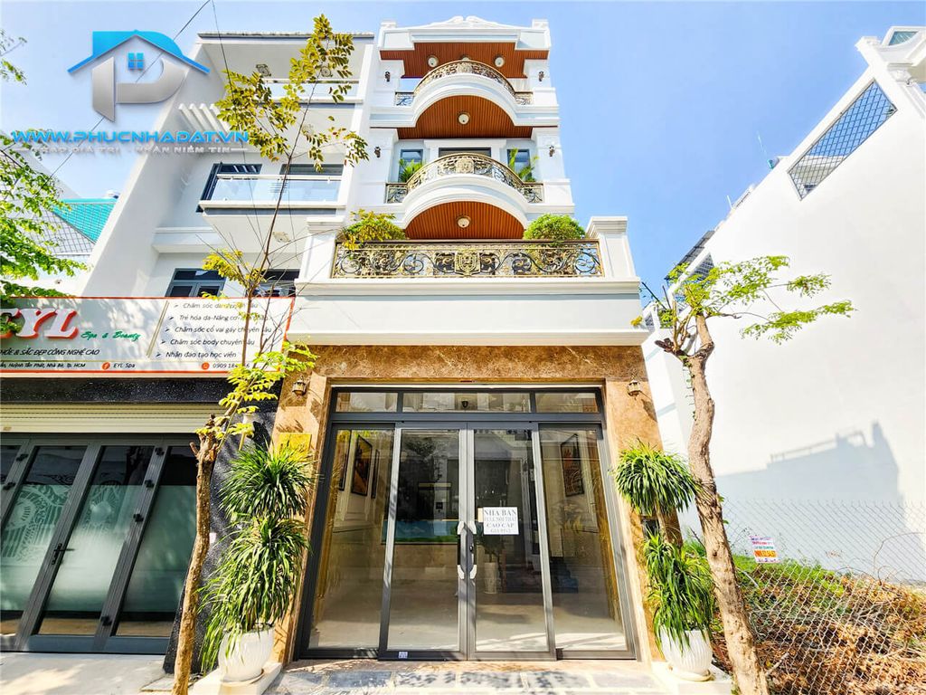 Nhà Phố Cổ Điển Khu Dân Cư Anh Tuấn Green Riverside Nhà Bè