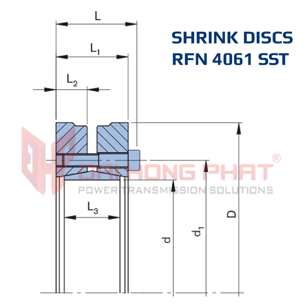 THIẾT BỊ BÓP TRỤC RINGFEDER RFN 4061 SST ĐẠI HỒNG PHÁT