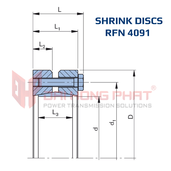 THIẾT BỊ BÓP TRỤC RINGFEDER RFN 4091 ĐẠI HỒNG PHÁT