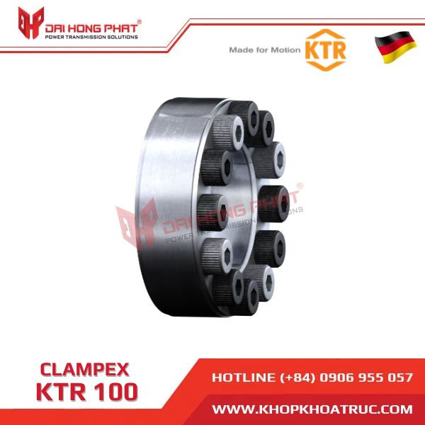 KHỚP KHÓA TRỤC CLAMPEX KTR 100 - CLAMPING SETS