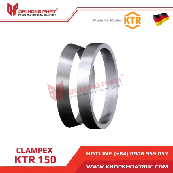KHỚP KHÓA TRỤC CLAMPEX KTR 150 - CLAMPING SETS