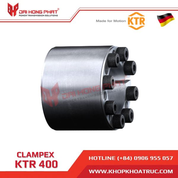 KHỚP KHÓA TRỤC CLAMPEX KTR 400 - CLAMPING SETS