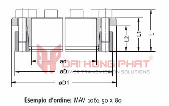 Khớp Khóa Trục MAV 1061 Đại Hồng Phát