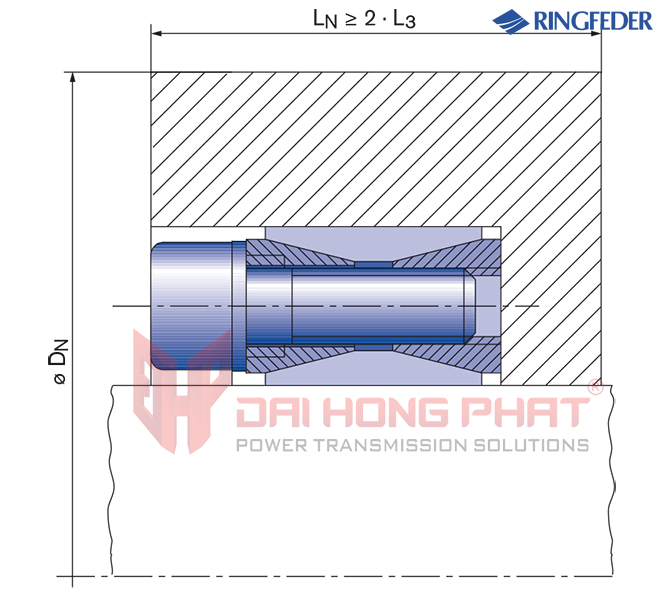 Khớp Khóa Trục Ringfeder RfN 7012.2 Đại Hồng Phát