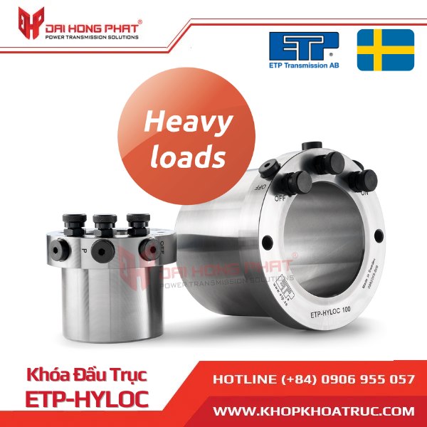 KHỚP KHÓA TRỤC ETP-HYLOC - HUB SHAFT CONNECTIONS