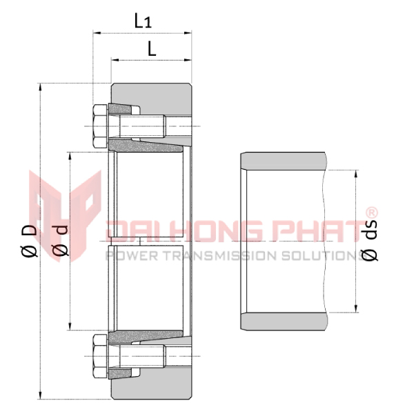 THIẾT BỊ BÓP TRỤC MAV 3008 BẢN THÉP – SHRINK DISC STAINLESS STEEL