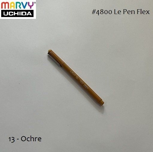 Bút lông đầu cọ linh hoạt Le Pen Flex MARVY 4800 trang trí sổ tay, bullet journal, lưu bút, album, calligraphy