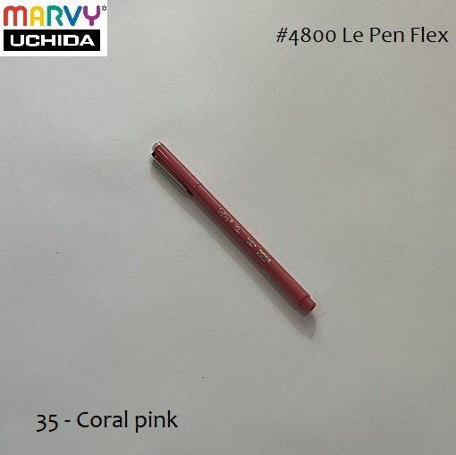 Bút lông đầu cọ linh hoạt Le Pen Flex MARVY 4800 trang trí sổ tay, bullet journal, lưu bút, album, calligraphy