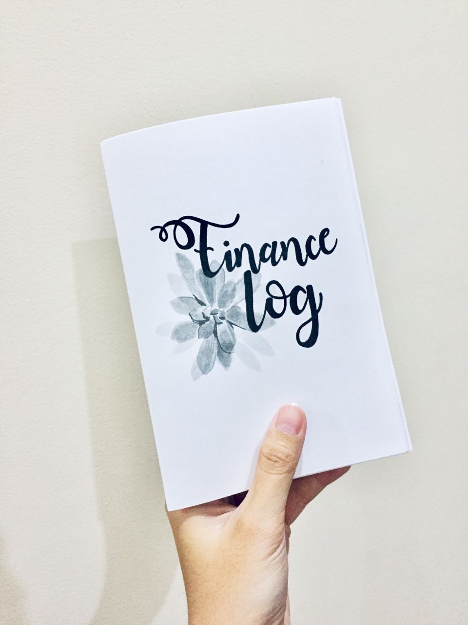 Sổ Kế hoạch Quản lý Thu chi - Finance Log (tặng 1 set sticker trang trí) - xấp xỉ B6