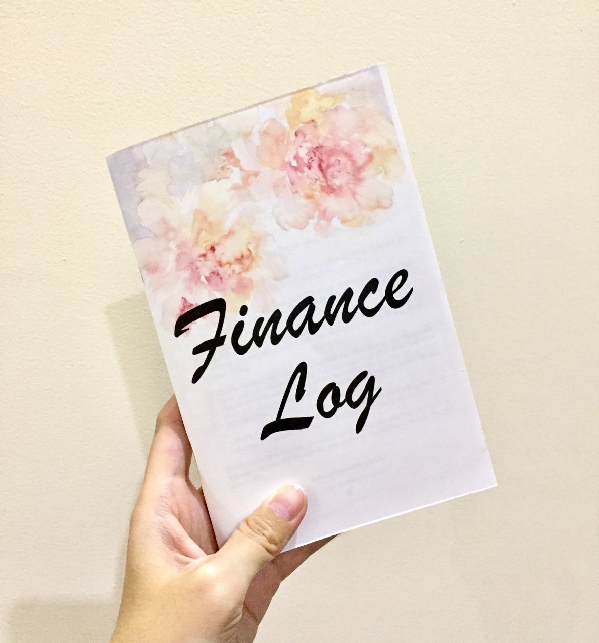 Sổ Kế hoạch Quản lý Thu chi - Finance Log (tặng 1 set sticker trang trí) - xấp xỉ B6