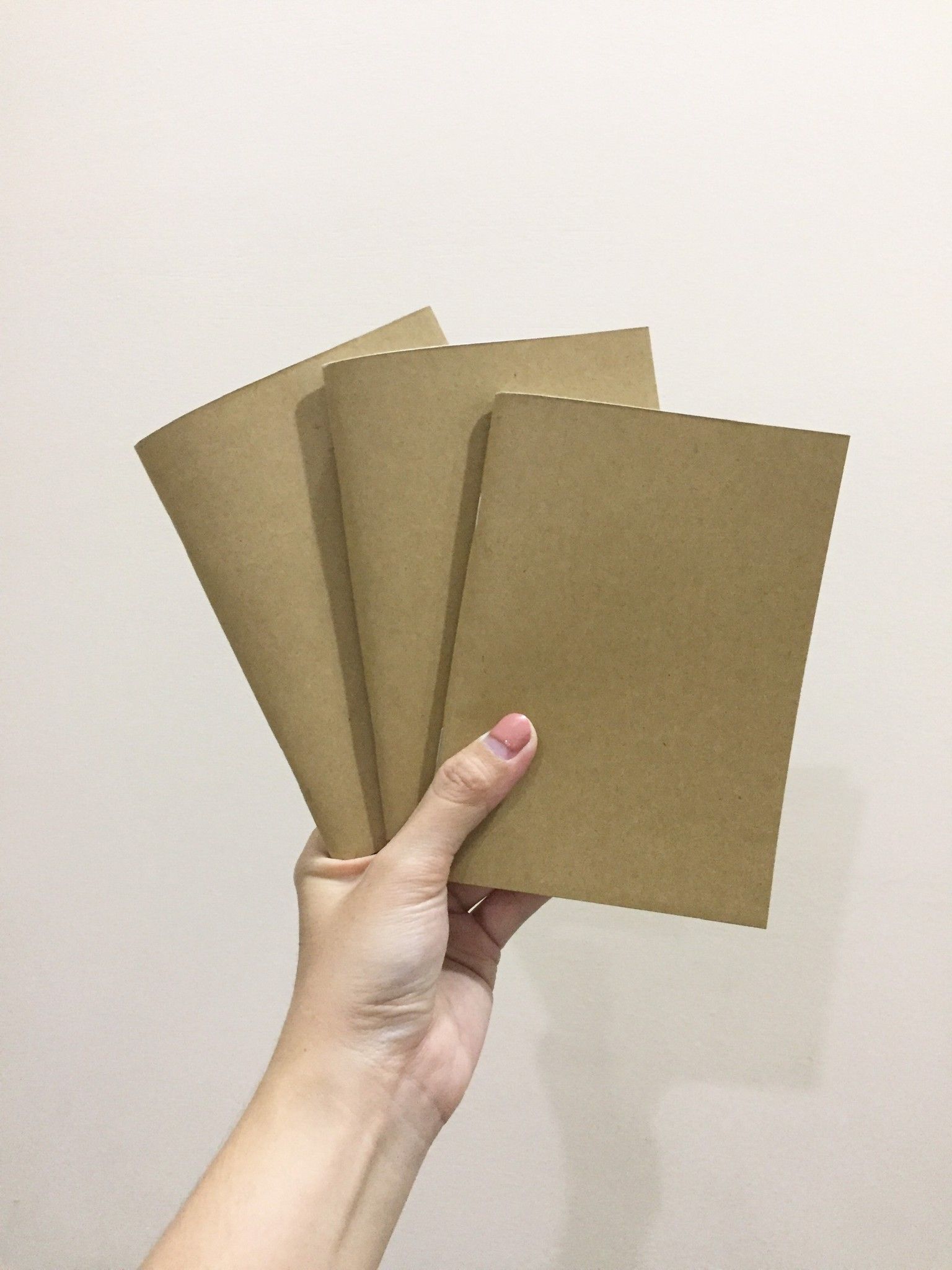 Lõi sổ refill, Sổ tay bìa trơn size A6 - Ruột giấy kraft