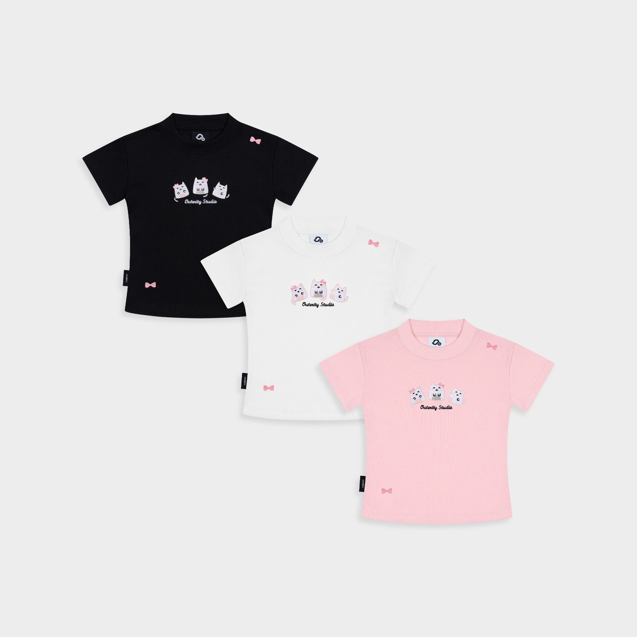 Áo Babytee Thun Gân Form Ôm Bowmeow