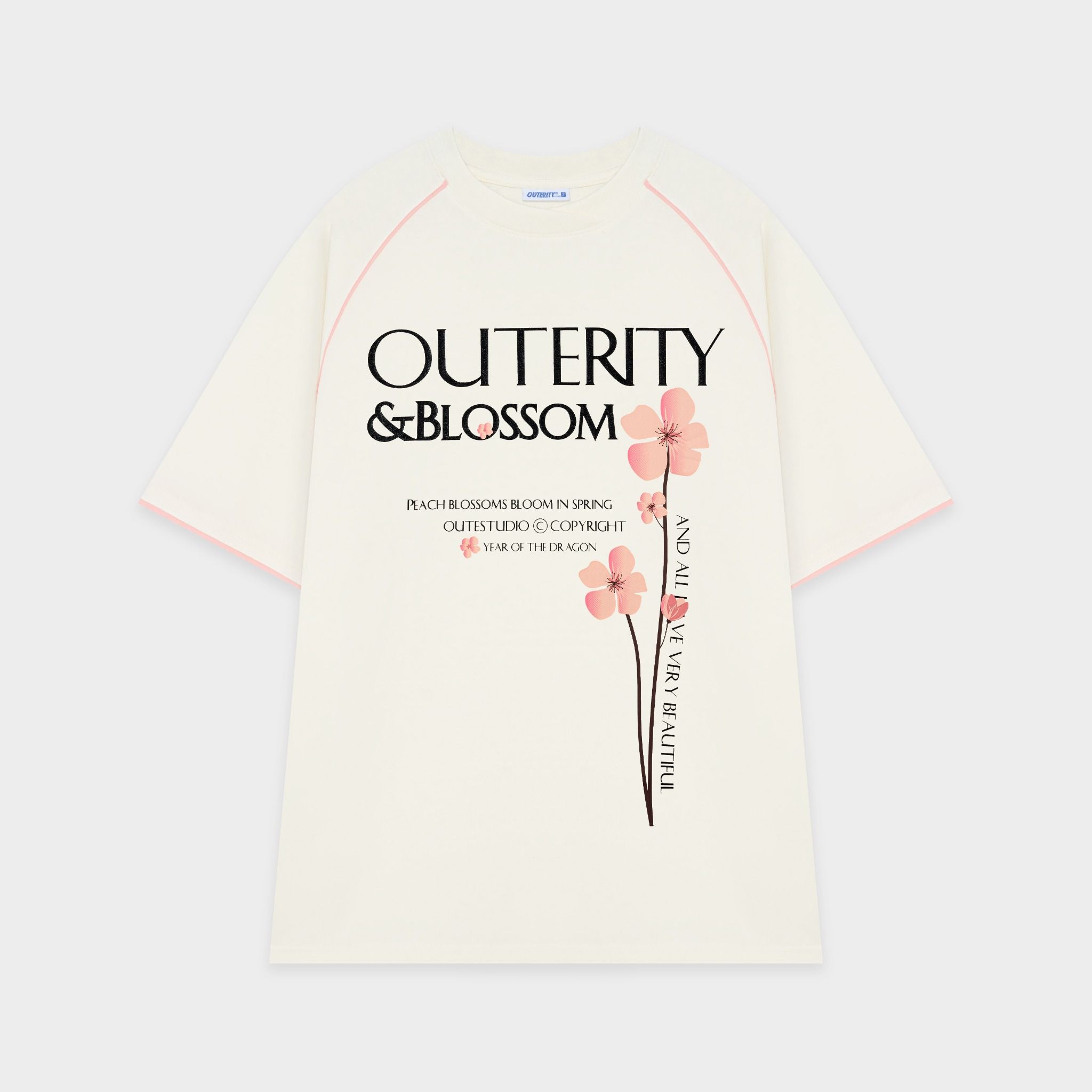 Outerity Blossom Tee / Cannoli cream